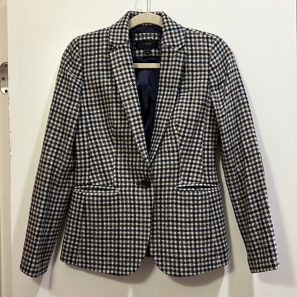 J.Crew Blazer plaid Size 00